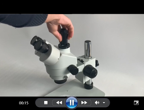 三目体视显微镜专用适配镜C接口0.3X/0.5X/1X倍接口适配器缩小镜